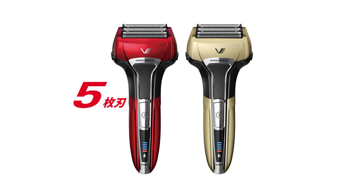 5枚刃モデル往復式シェーバー IZF-V570【マクセルイズミ株式会社】