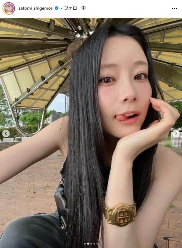 世界一かわいい36歳」重盛さと美、水着ショット公開でネット驚愕「年