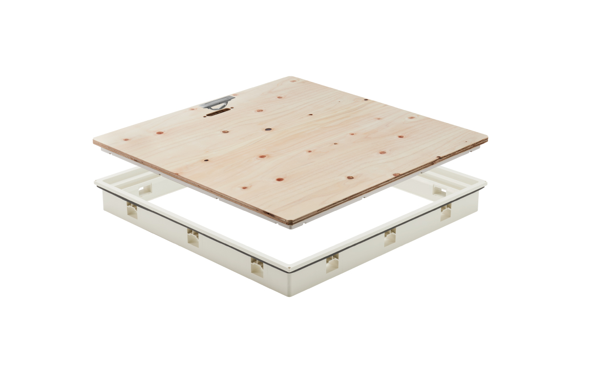 フチなし高気密型床下点検口 FUCHINE（フチネ）[標準型] | 床下点検口