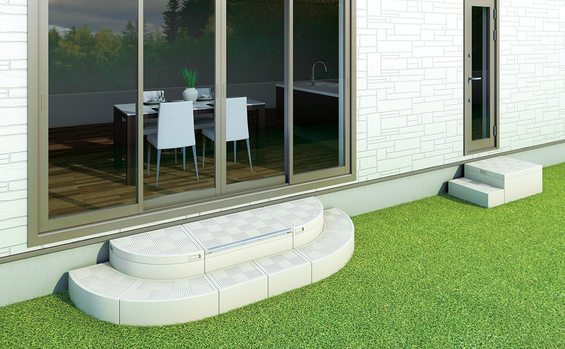 ハウスステップ | エクステリア| 製品情報| 城東テクノ株式会社