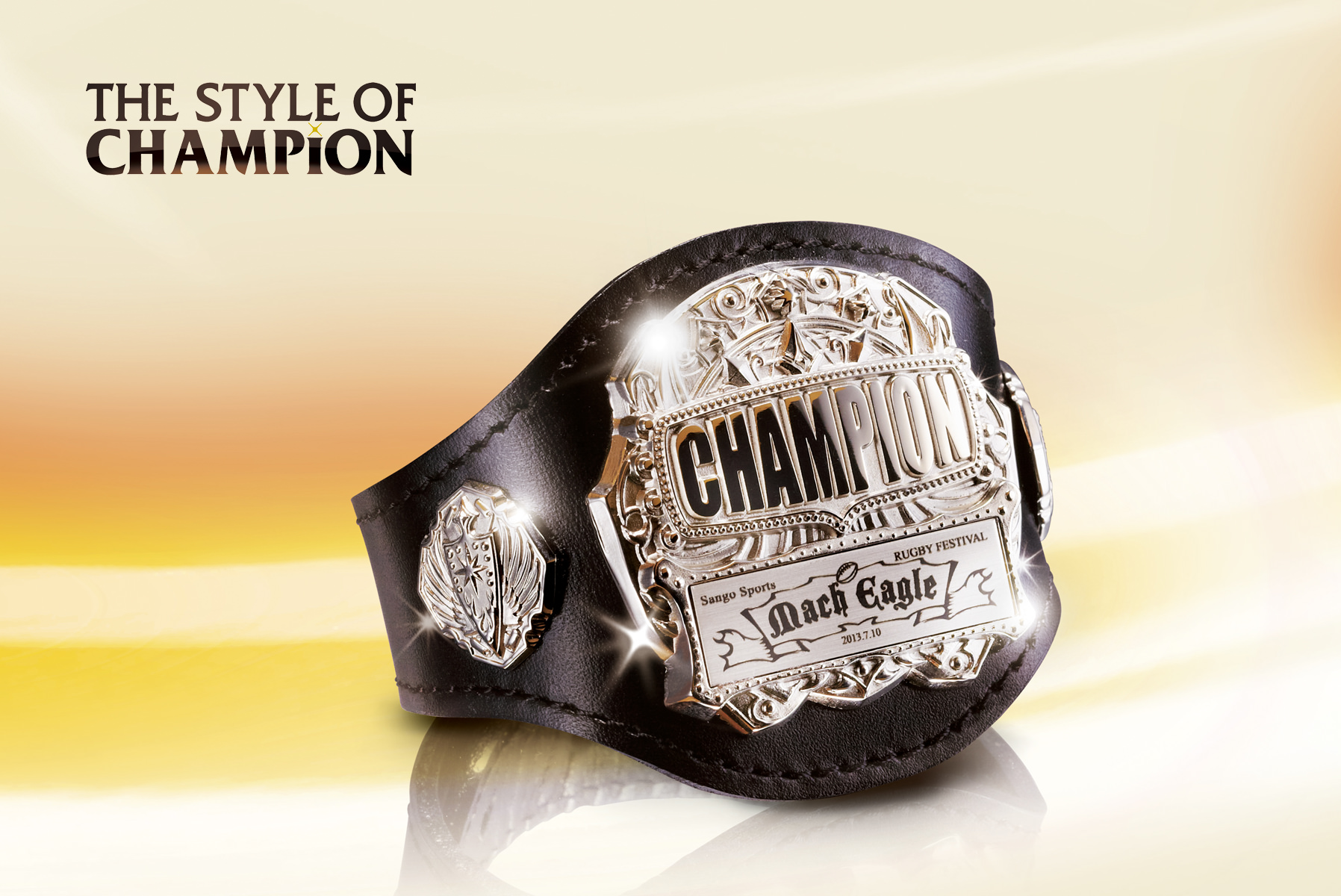 卒団時に人気のオリジナルリストバンドチャンピオンリストバンドJV-CWB