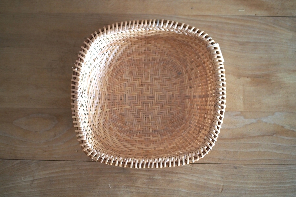 味わいのマタタビ四角かご - ウェブショップ - jokogumo - よこぐも