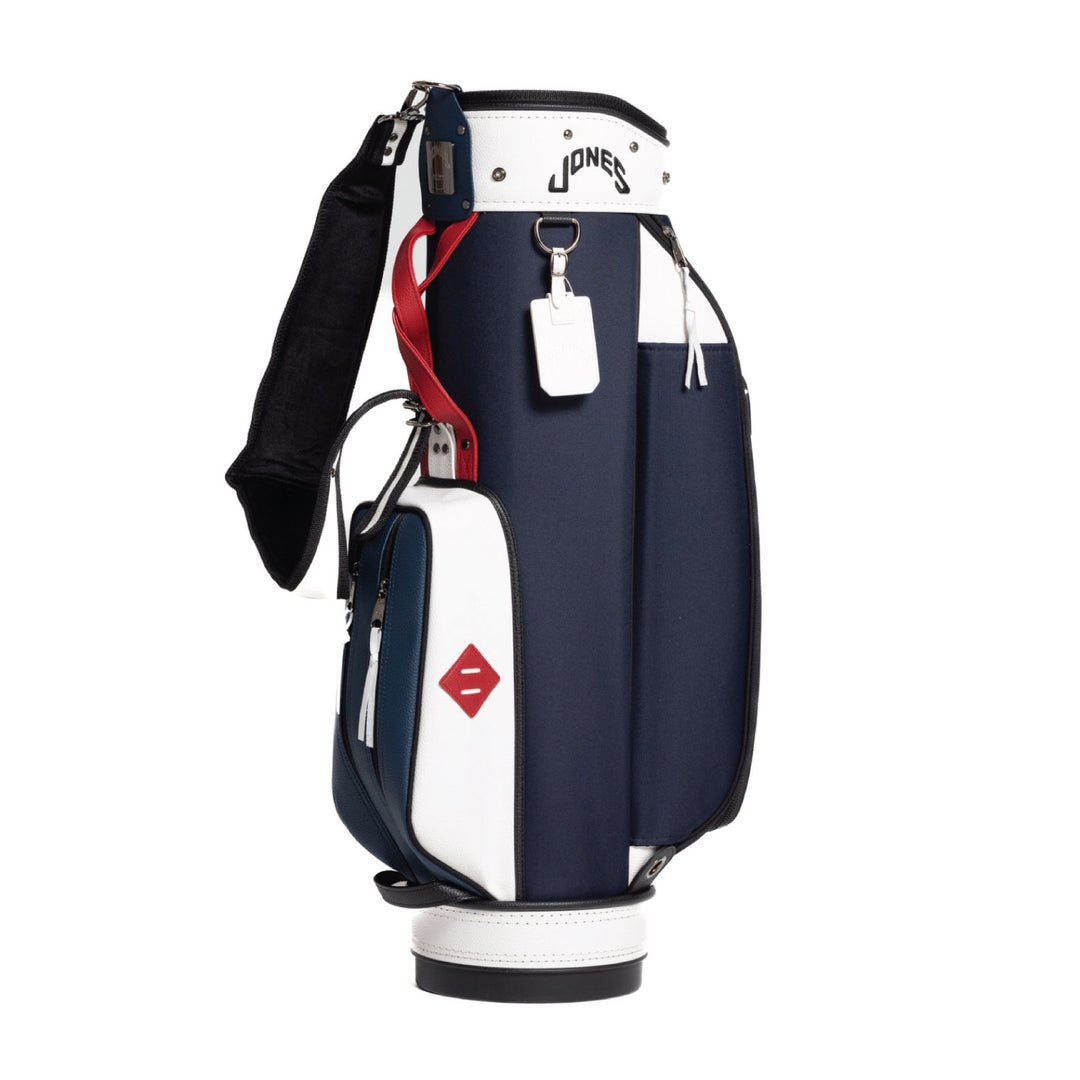 Rider Bag - Navy/Red/White – Jones Golf Bags
