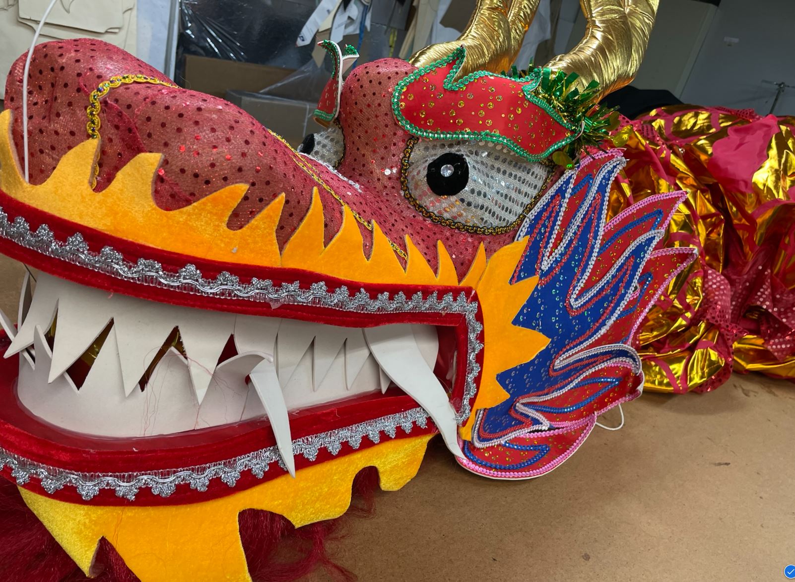 Red Dragon Dance for 9 People (Style SD-09R) | Jonie Uniforms