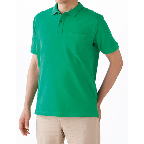 MS-3114】 6.5オンス CVC 鹿の子ドライポロシャツ(左胸ポケット付き