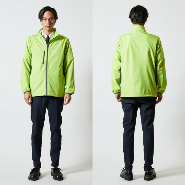 7068-01】 マイクロリップストップ スタンドジャケット(メッシュ裏地