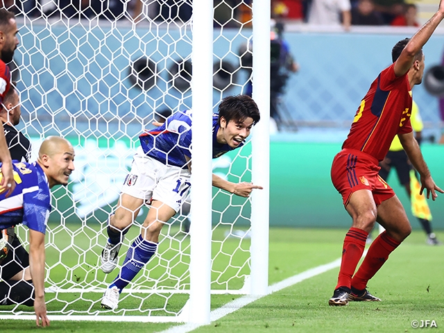 Match Report】SAMURAI BLUE、スペインに逆転勝ちで2大会連続の16強