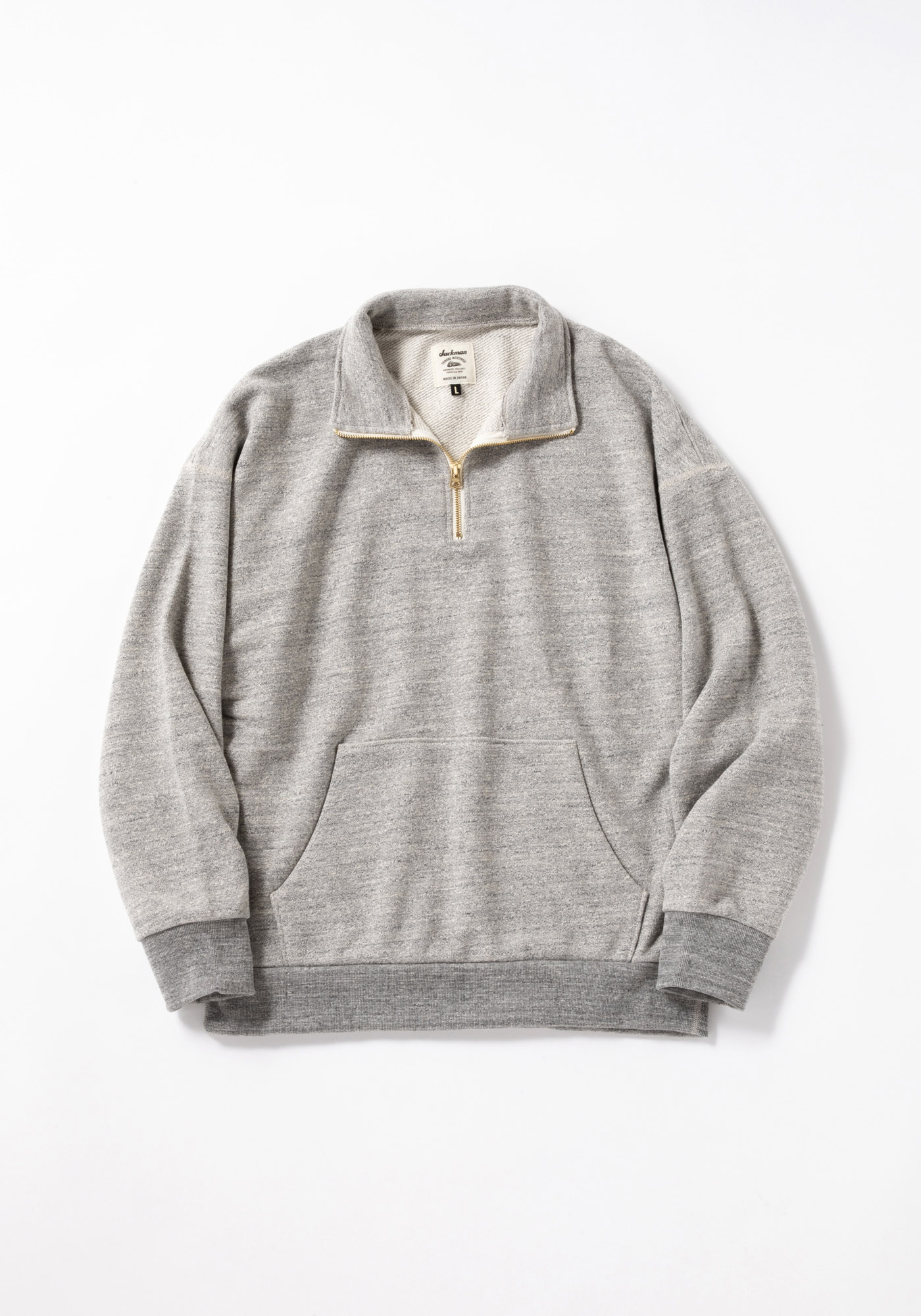 GG Sweat Half Zip(S 30:Heather Gray): ALL｜jackman日本公式サイト