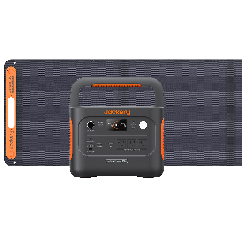 Jackery Solar Generator 1000 New 200W｜容量1070Wh・軽量コンパクト