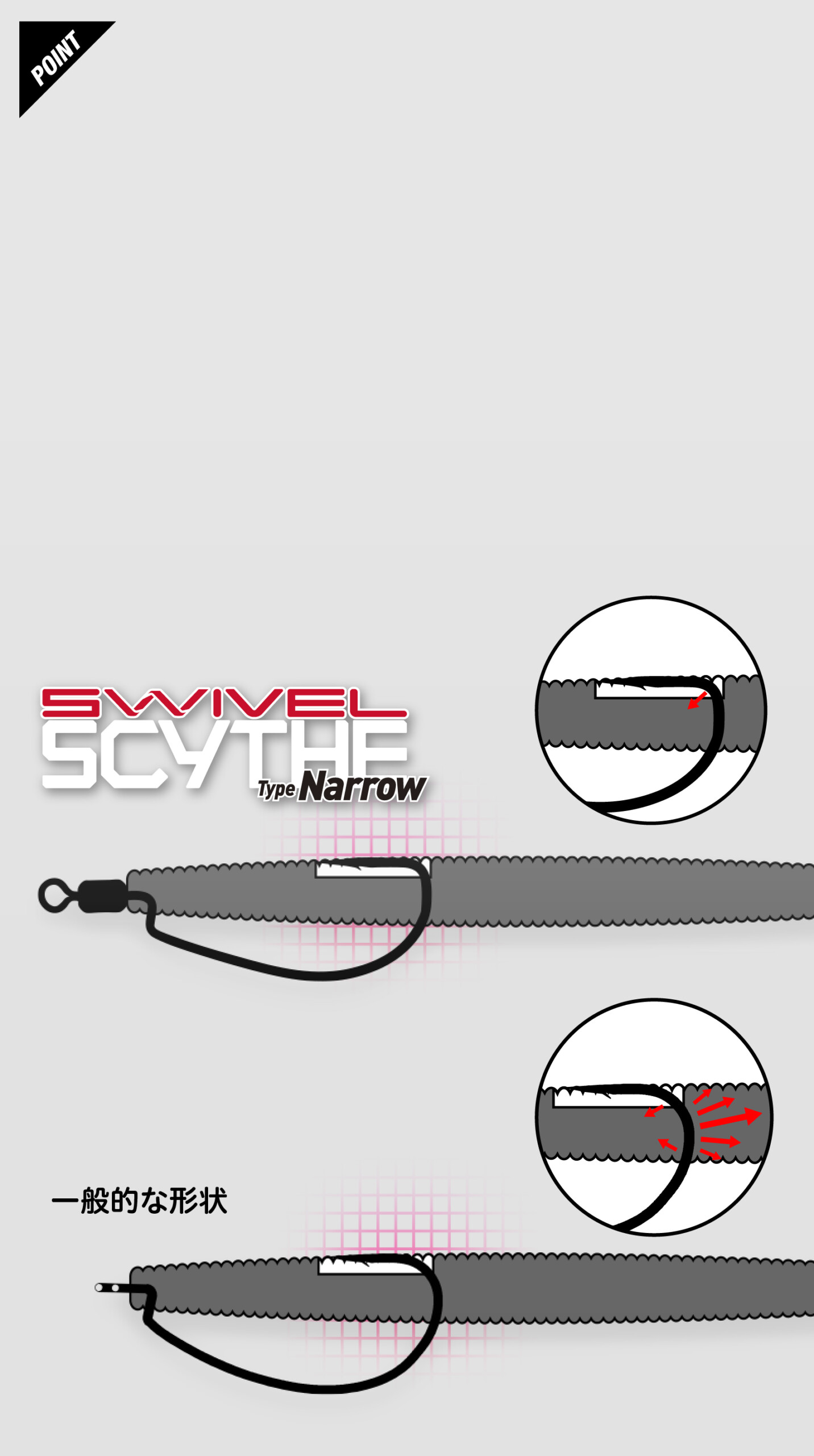 Swivel SCYTHE／Swivel SCYTHE Type Narrow - FRESH WATER バス釣り