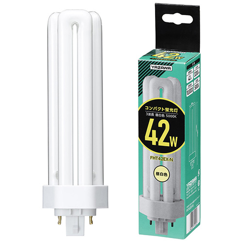 ヤザワコーポレーション] コンパクト形蛍光灯 43形 昼白色 FHT42EXN