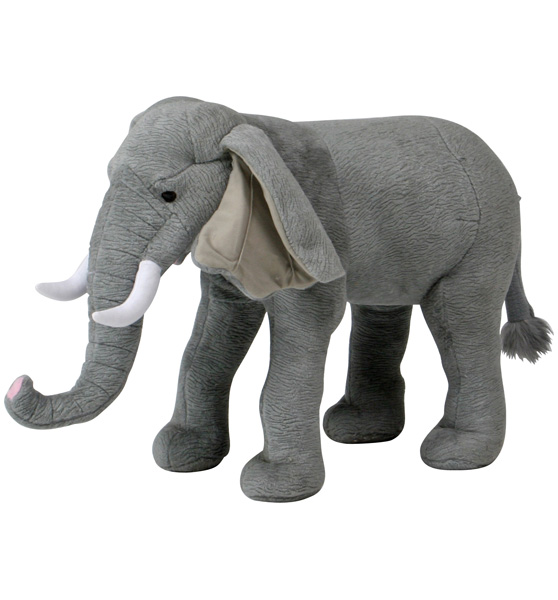 ゾウ 座れるぬいぐるみ(アニマルスツール) / 通販のジャンブレ
