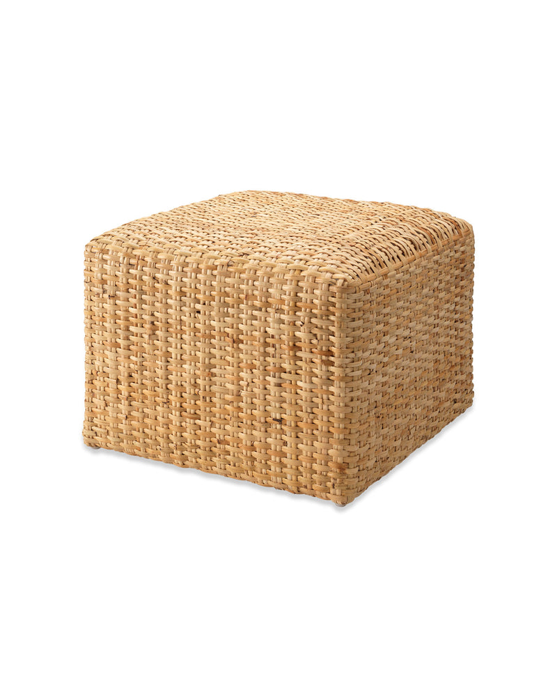 Rattan Ottoman