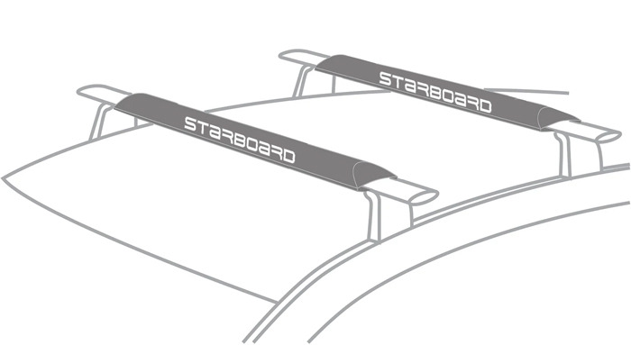 STARBOARD AERO RACK PAD GREY】 スターボード エアロラックパッド