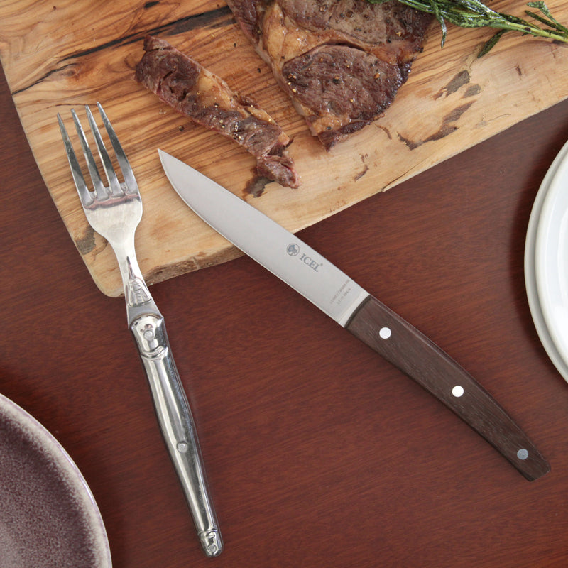 イセル ステーキナイフ ウッドハンドル ST05 - 【公式】 FULLangle 通販
