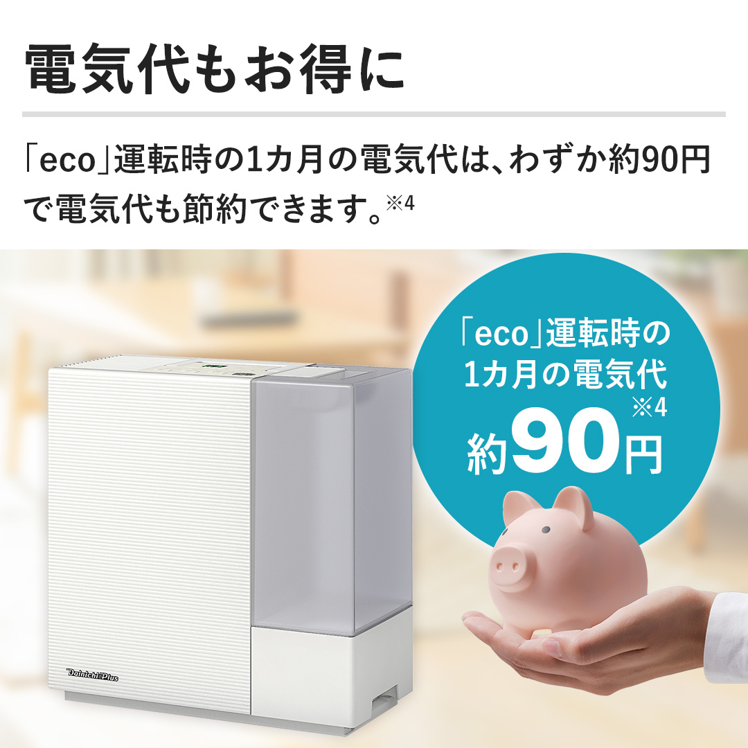 ダイニチ工業 加湿器・除湿機 ハイブリッド式加湿器 ショコラブラウン