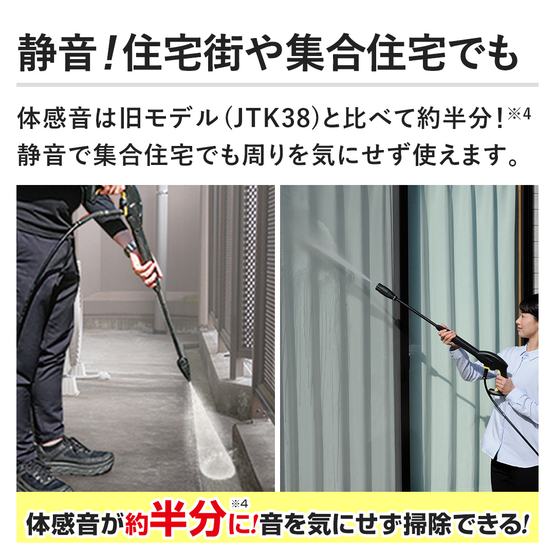 ケルヒャー 高圧洗浄機 高圧洗浄機 JTKサイレントスリムベーシック