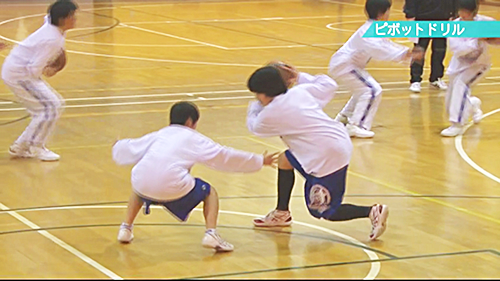 攻防の基本を徹底するバスケットボール実戦ドリル集～ 藤浪中学校