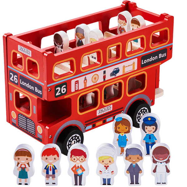 Toy London Bus | Wooden Toy – Jaques of London