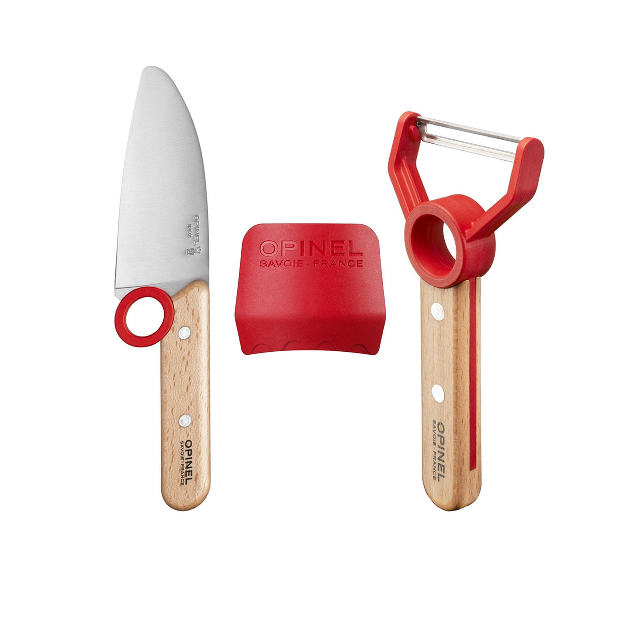 Opinel le Petit Chef Set w/ Knife, Guard & Peeler | JK Adams
