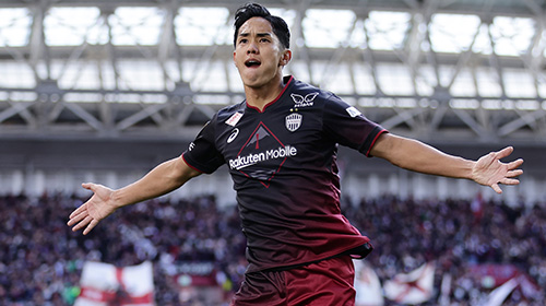 J1受賞者 ヴィッセル神戸 FW11 武藤 嘉紀：明治安田Jリーグ KONAMI