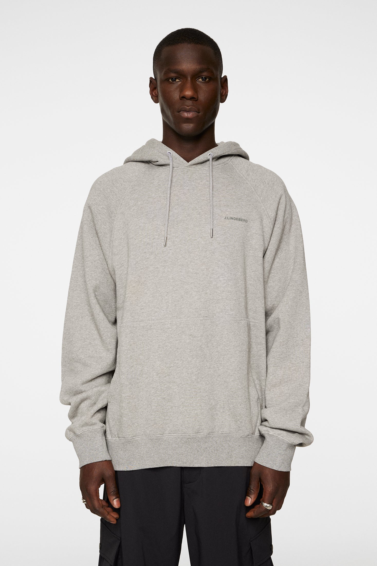 Callan Hoodie / Light Grey Melange – J.Lindeberg