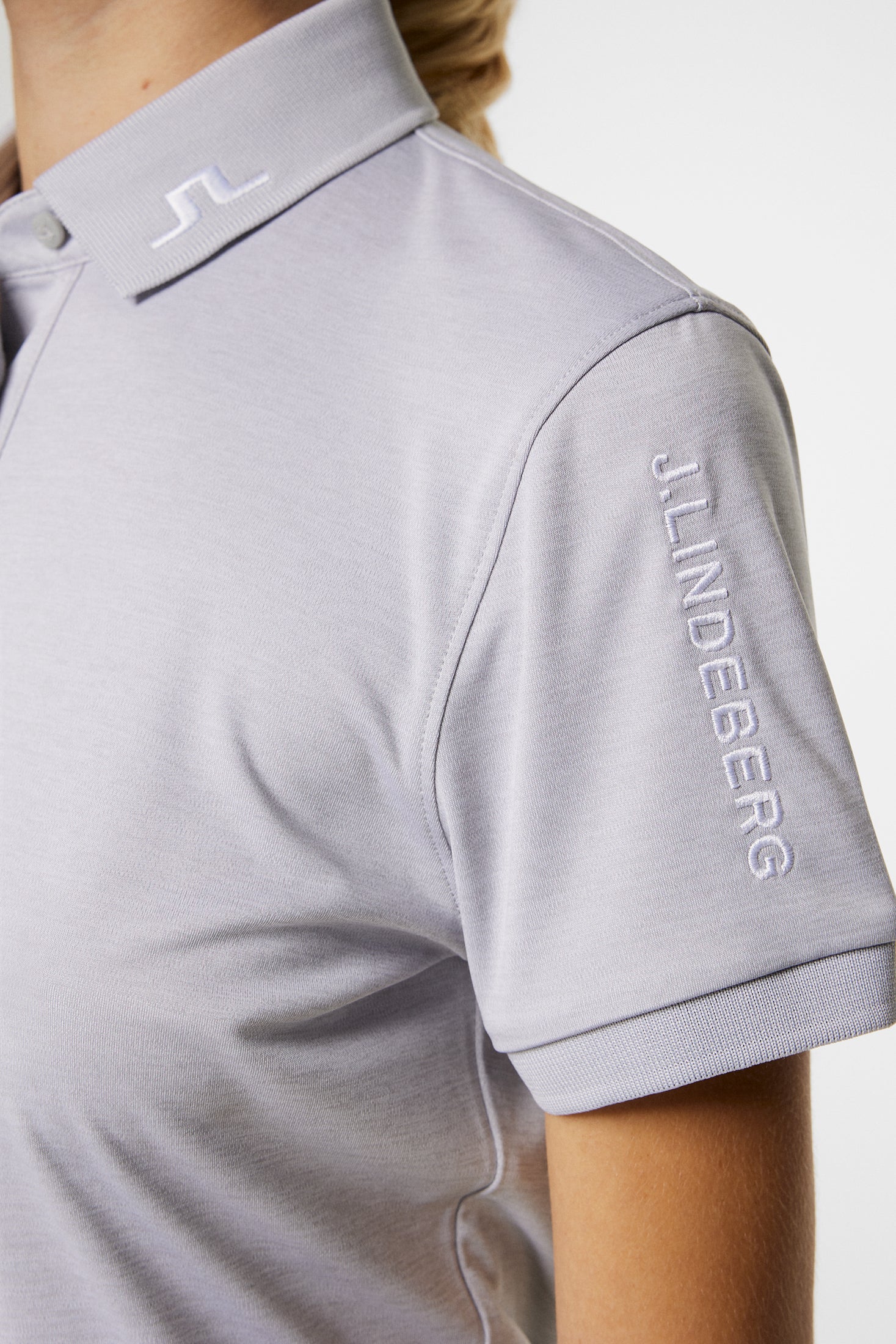 Tour Tech Polo / Light Grey Melange – J.Lindeberg