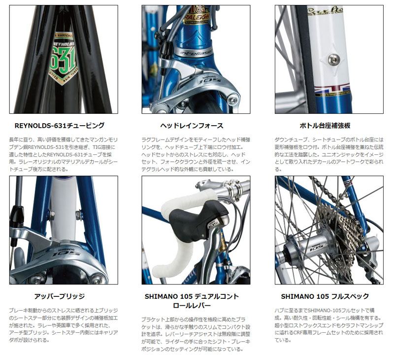 ラレー ロードバイク CRF(カールトンF) 2018年モデル 東京・銀座の