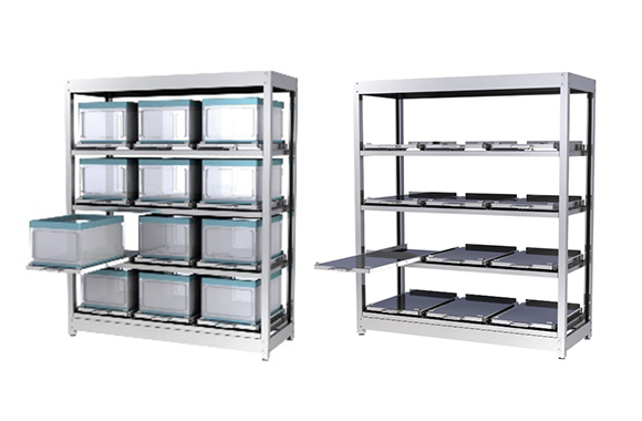 スライド機能付きステンレス棚 - 株式会社ヨシカワ実現屋事業部