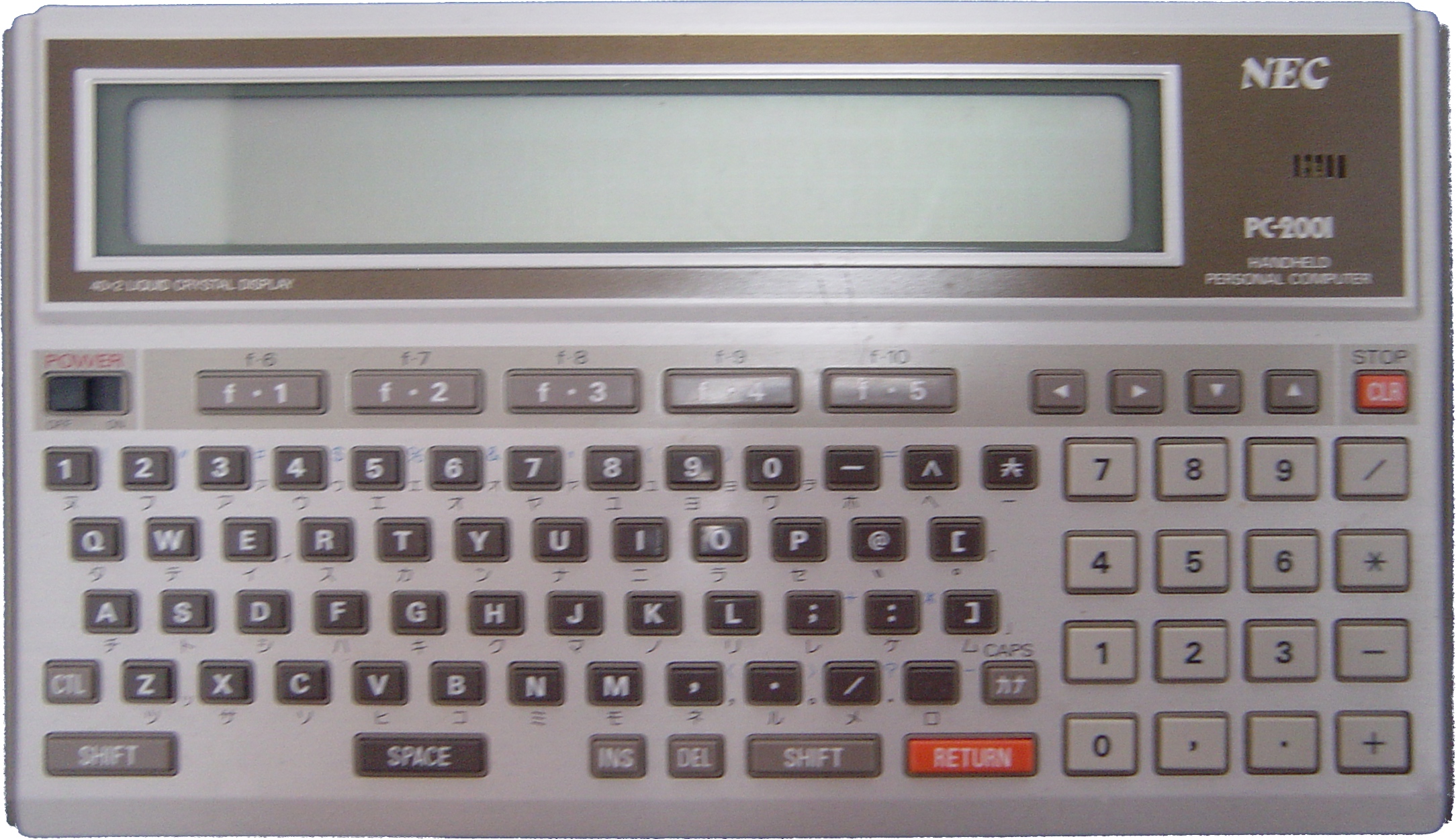 PC-2001(ポケコン・ポケットコンピュータ)のことなら「自分でドット