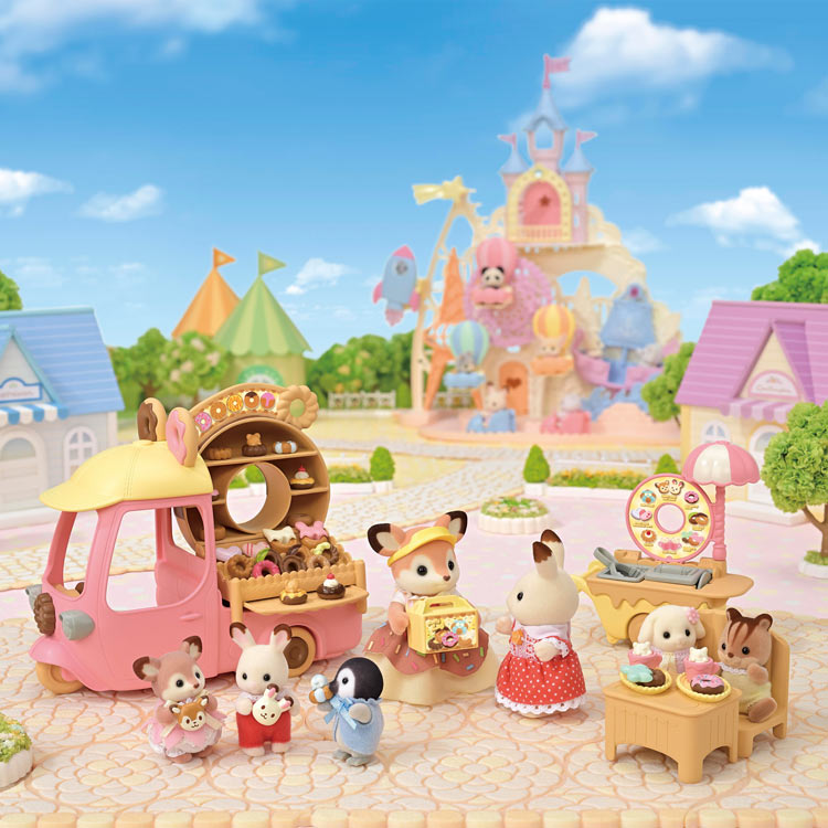 ミ-93 シルバニアファミリー おとどけ！おいしいドーナツワゴン