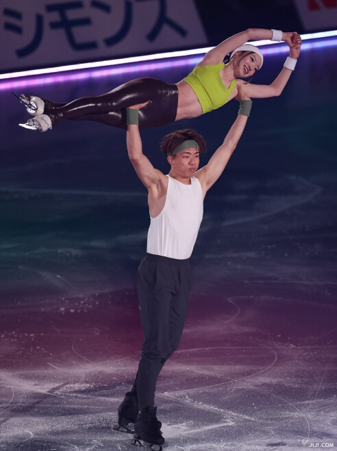 画像・写真：長岡、森口組の演技 全日本フィギュア：時事ドットコム