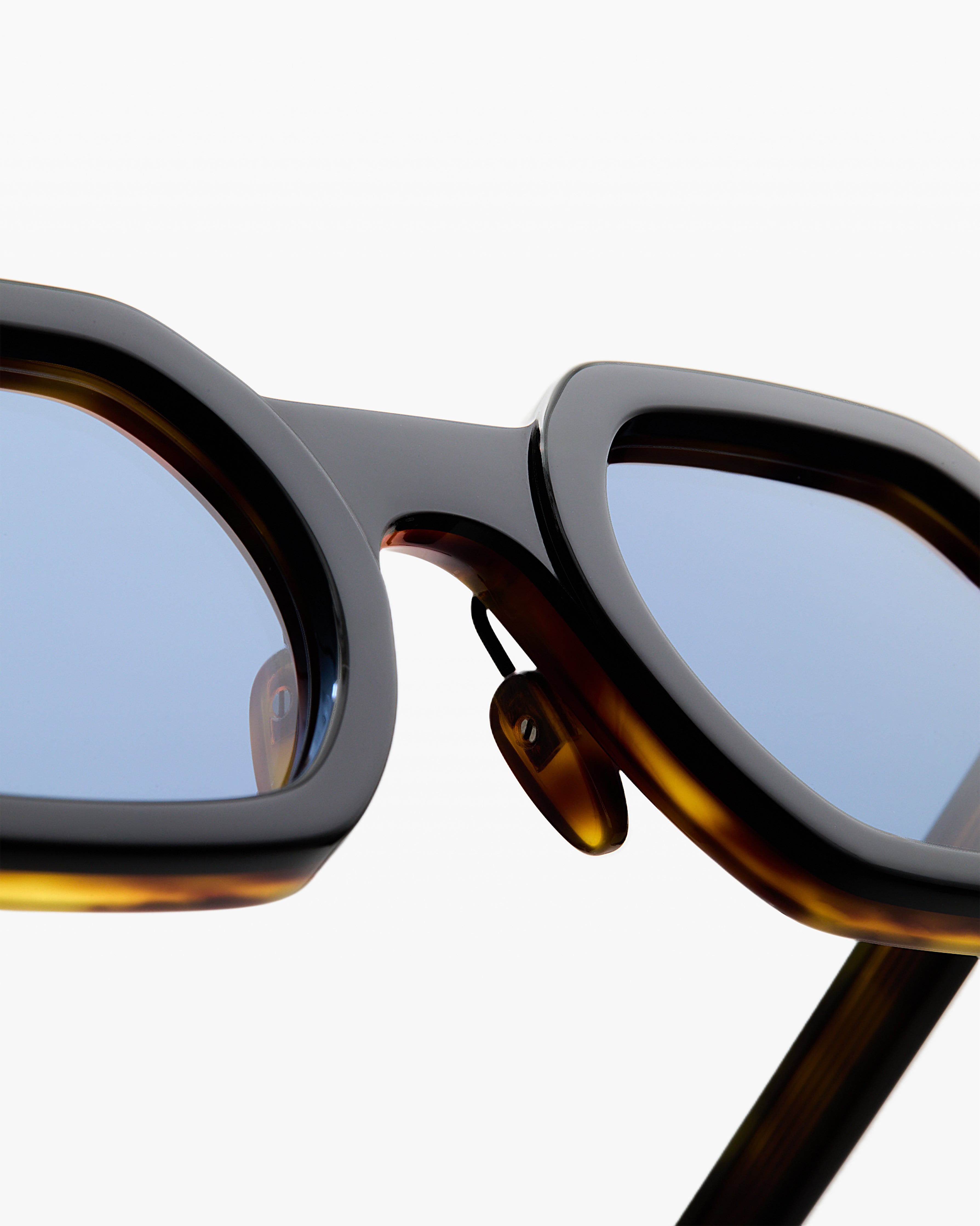 The Darren JF Colors Medium Men's Sunglasses in Black and blue