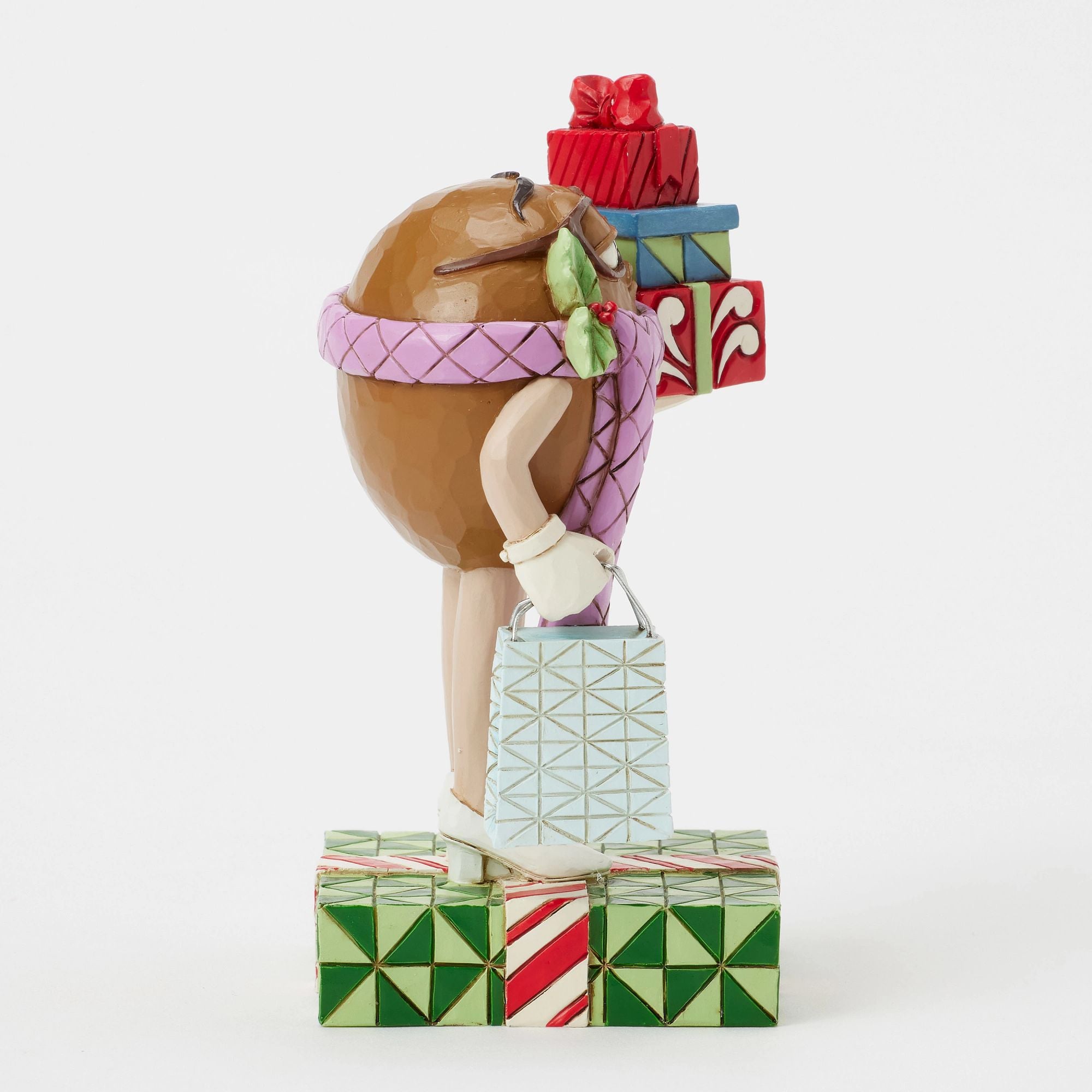 M&M'S Brown Charac w/ Presents – Jim Shore