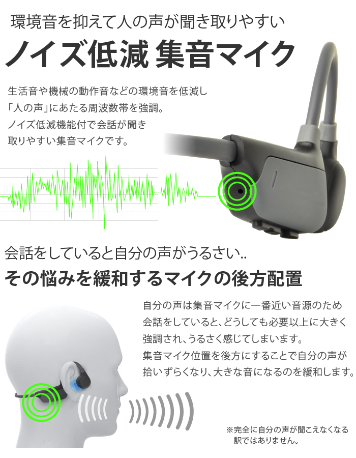 JTT Online Shop『Bluetooth搭載で音楽も聴けるヘッドフォン 骨伝導 集