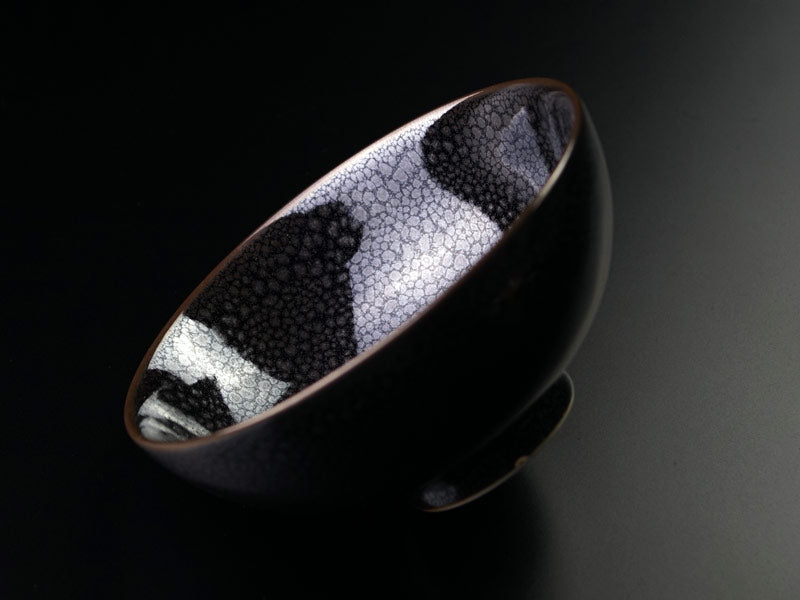 有田焼】睦揃（夫婦茶碗セット）銀油滴天目