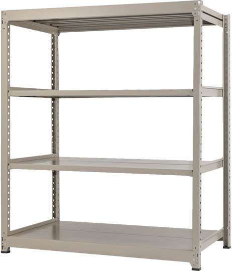 スチールラックの通販｜業務用保管棚・カラー陳列棚（黒） - 業務用