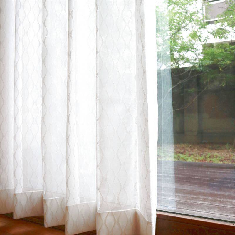 ミラー・遮熱・UVカット】ミミック レースカーテン JD-68006