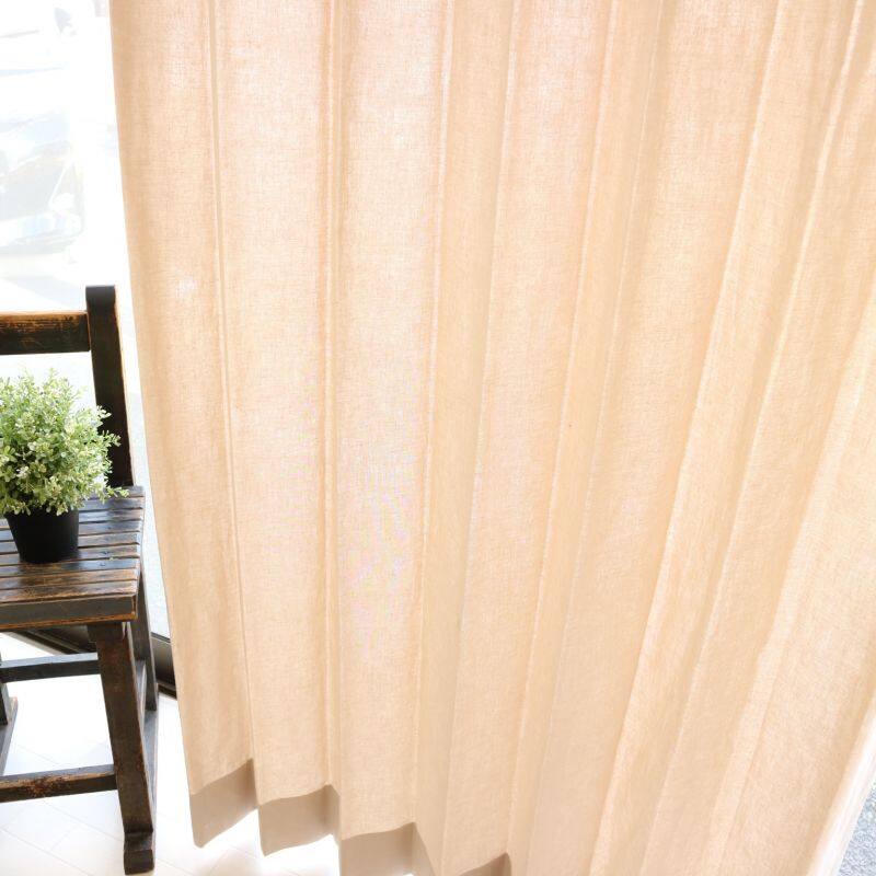 ナチュラルアース カーテン JF-14064 グレーベージュ ｜ジャストカーテン