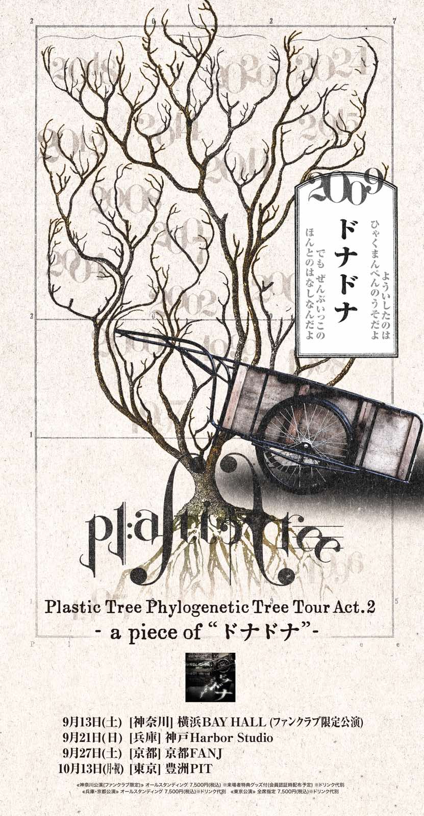Plastic Tree Phylogenetic Tree Tour Act.2」表題アルバム決定！ | J-ROCK