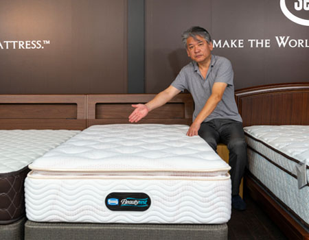 布団からベッドライフへ(1) ～SIMMONS Beautyrest シェルフ35ダブル