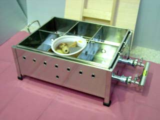 おでん鍋セット ガス式 1.5尺 500型（6ツ切）