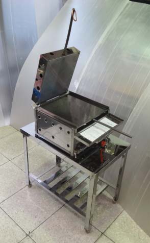 いか焼き機 専用ガス台 450x750X高さ650