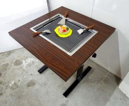 もんじゃ焼きテーブル 750x750 1〜2人用