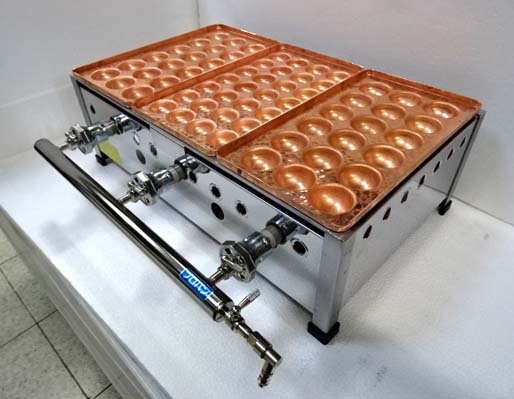たこ焼き器 業務用 手打ち銅板 大阪製