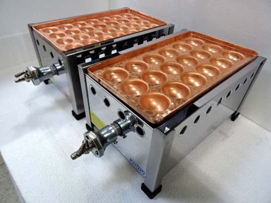 たこ焼き器 業務用 手打ち銅板 大阪製