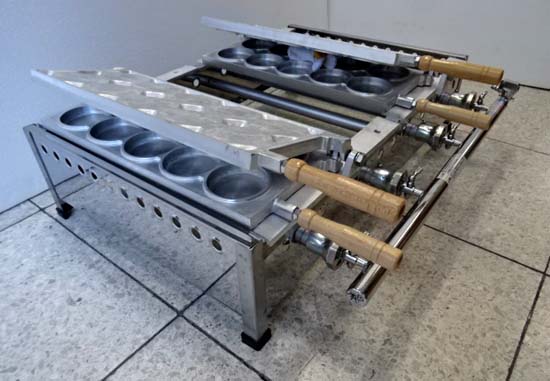 回転式 半自動 大判焼き器（回転焼き器）