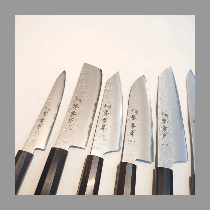 梨地 菜切 160mm VG-10 黒檀柄 ステンレス 割込 堺孝行 ステンレス 両刃