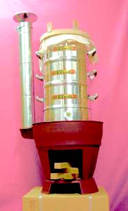 餅つき道具 釜戸セット アルミせいろx3段