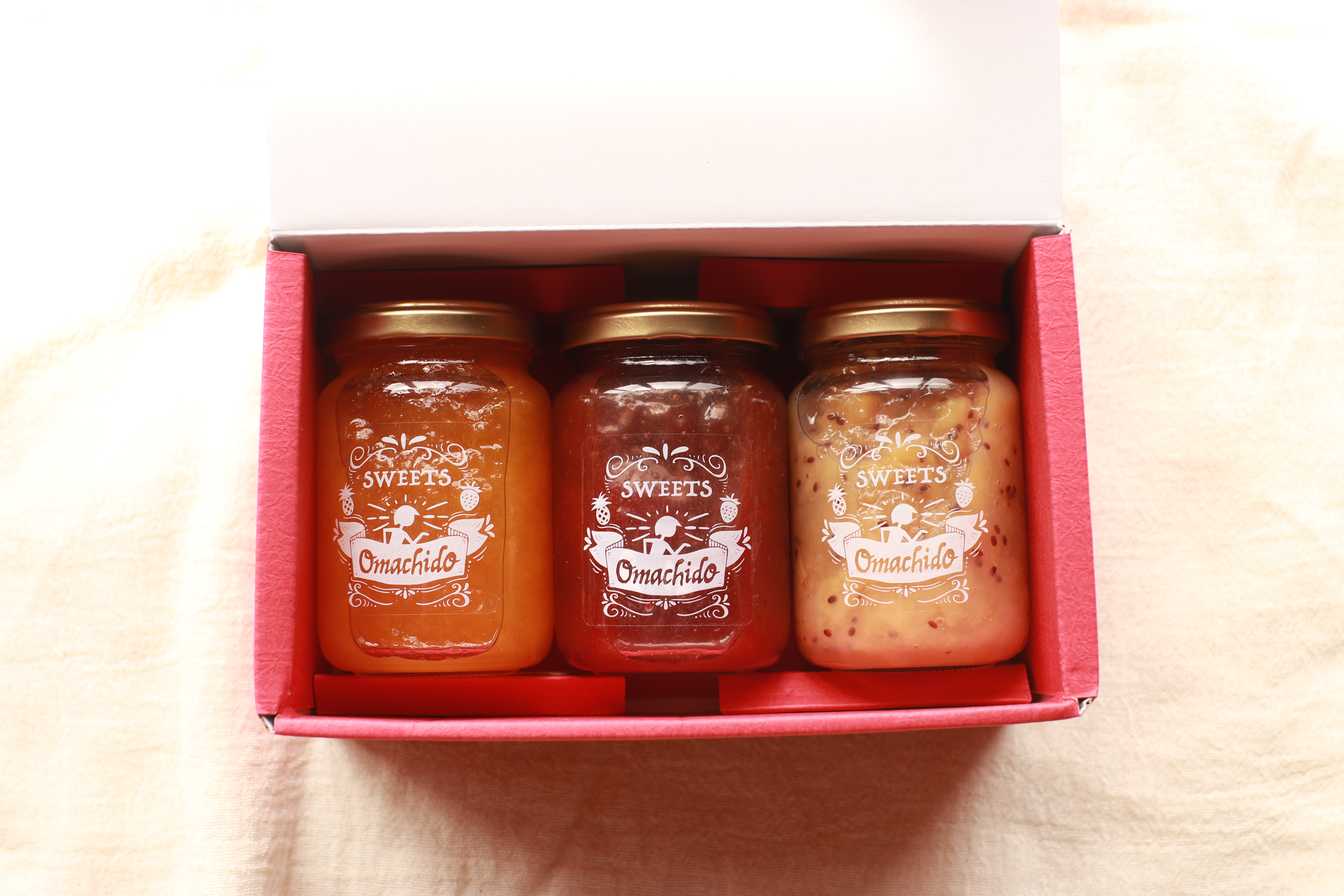 ジャム3個セットギフトボックス / おまち堂 | フルーツ・かき氷